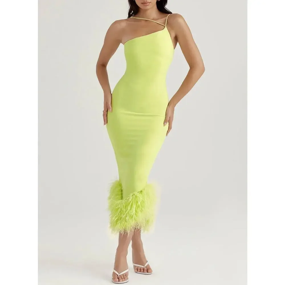 House of CB Alessia Lime Midi Dress Size XS House of CB Alessia Lime Midi Dress Size XS